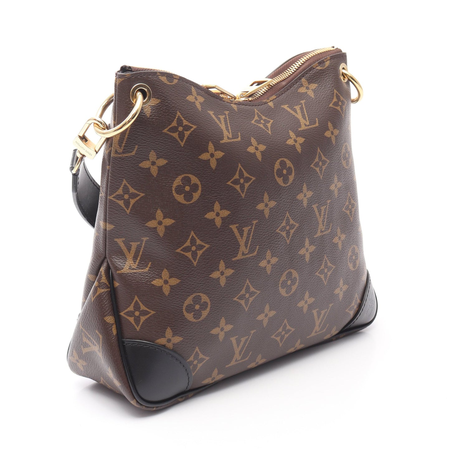 オデオン NM PM モノグラム ノワール ショルダーバッグ PVC レザー ブラウン ブラック ルイヴィトン バッグ LOUIS VUITTON