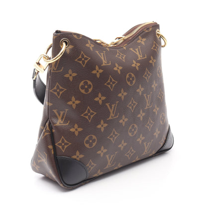 オデオン NM PM モノグラム ノワール ショルダーバッグ PVC レザー ブラウン ブラック ルイヴィトン バッグ LOUIS VUITTON