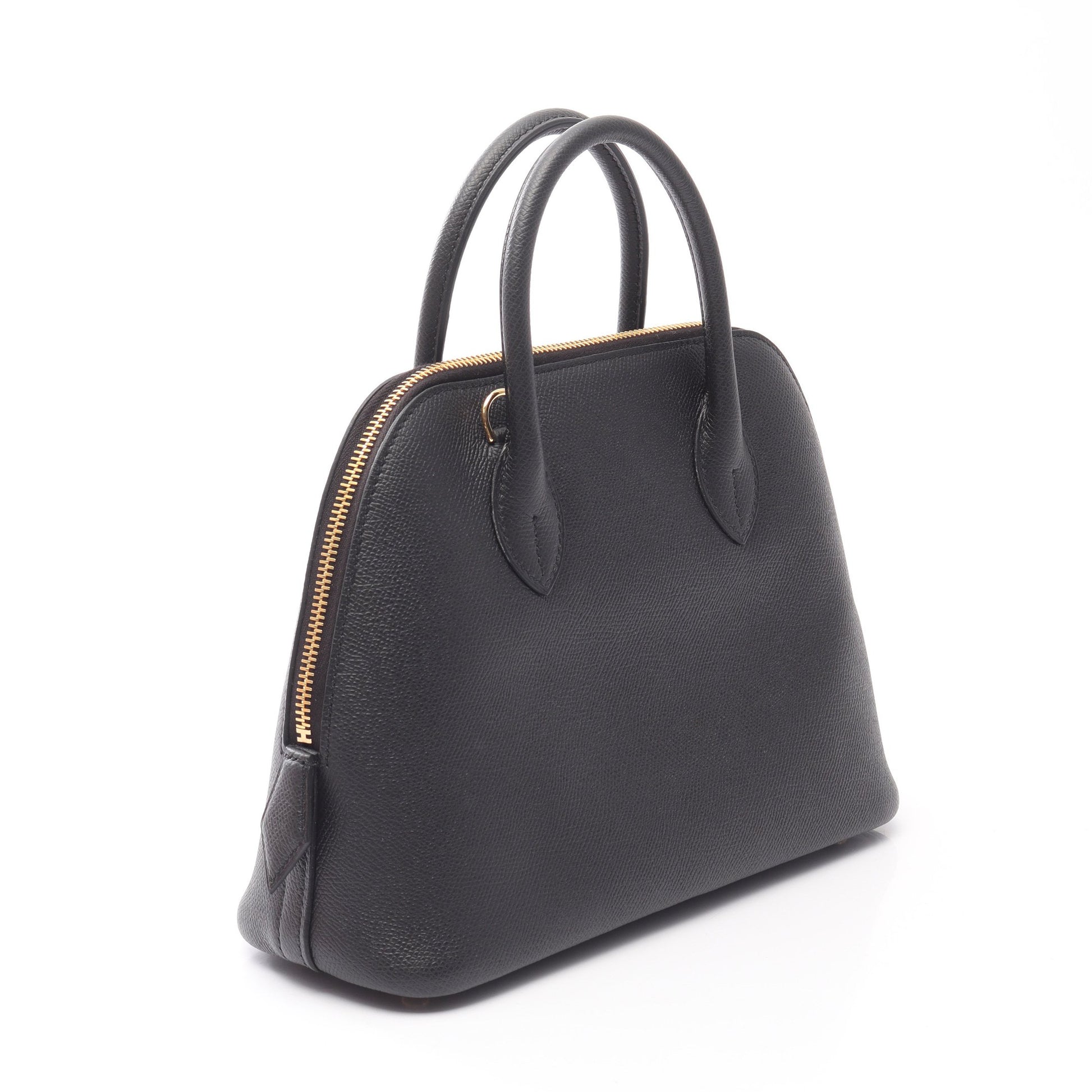 ボリード1923 25 ハンドバッグ ヴォーエプソン ブラック ゴールド金具 2WAY W刻印 エルメス バッグ HERMES