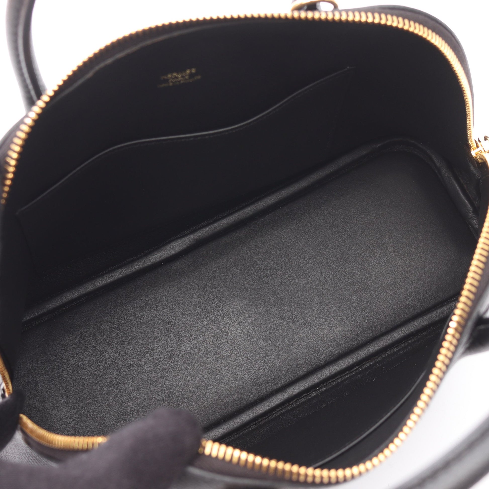 ボリード1923 25 ハンドバッグ ヴォーエプソン ブラック ゴールド金具 2WAY W刻印 エルメス バッグ HERMES