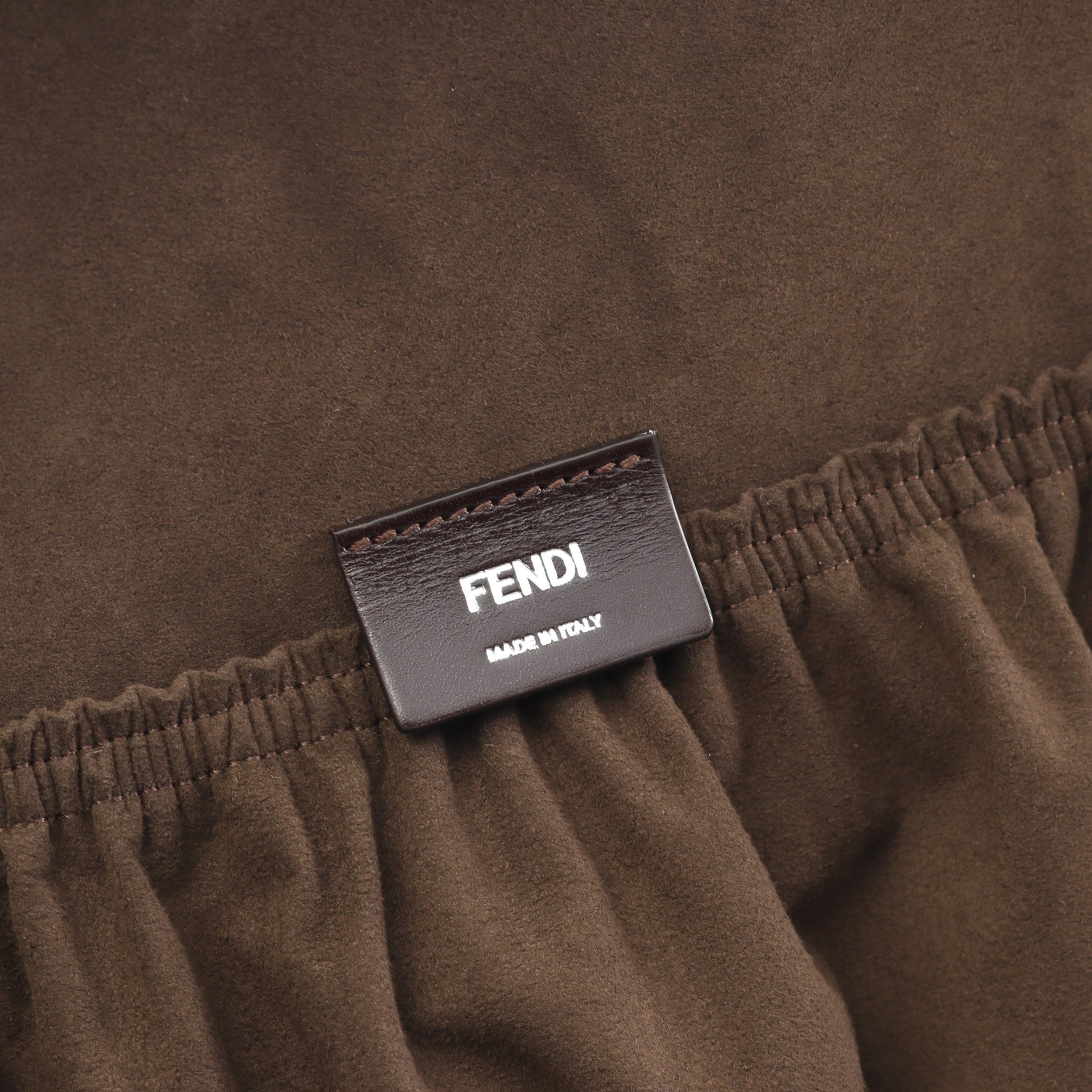 ズッカ トランクケース PVC レザー ブラウン マルチカラー 2WAY フェンディ バッグ FENDI