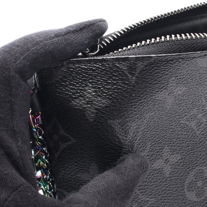 LOUIS VUITTON × fragment design iPadケース モノグラムエクリプス ポーチ PVC ブラック チェーン付き ルイヴィトン 財布・小物 LOUIS VUITTON
