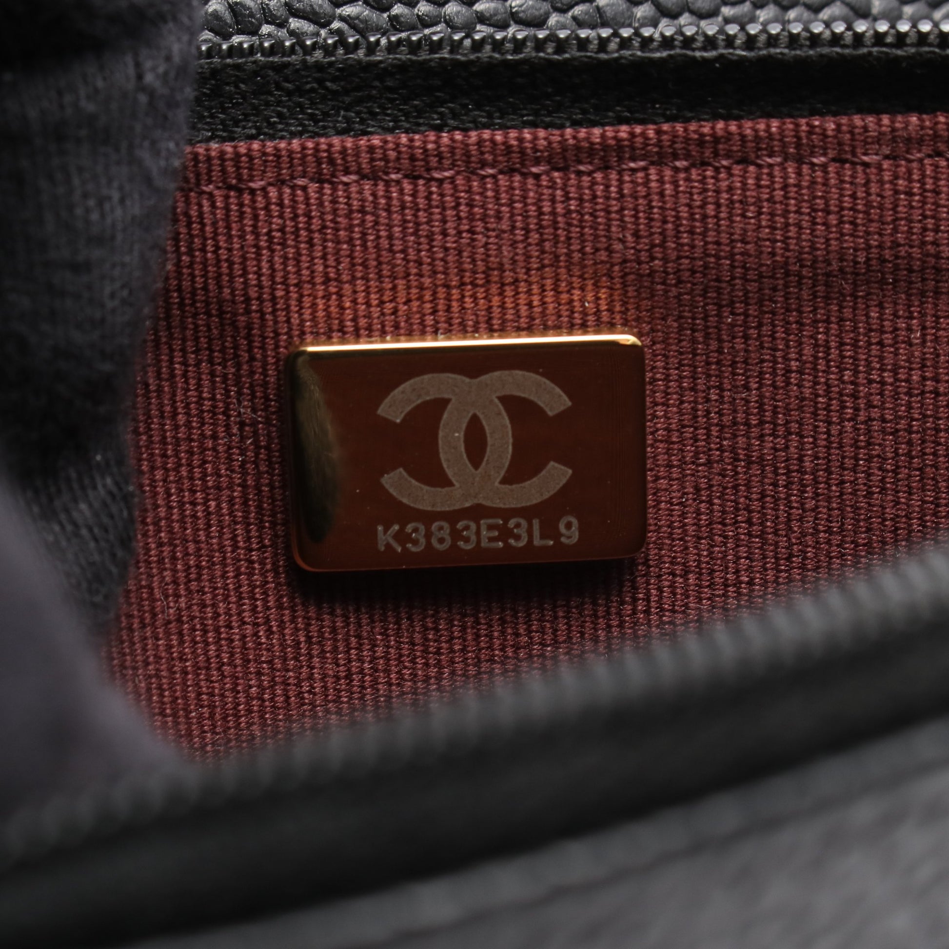 マトラッセ チェーンウォレット キャビアスキン ブラック ゴールド金具 シャネル バッグ CHANEL