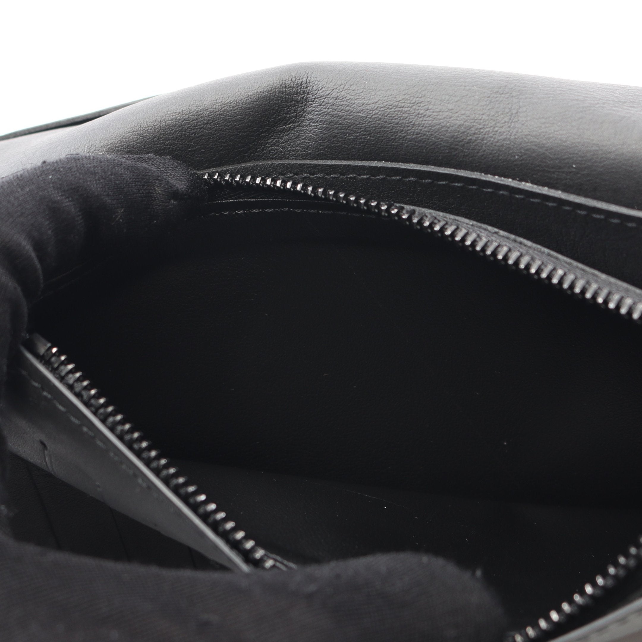 ポルトフォイユブラザ アエログラム 二つ折り長財布 レザー ブラック