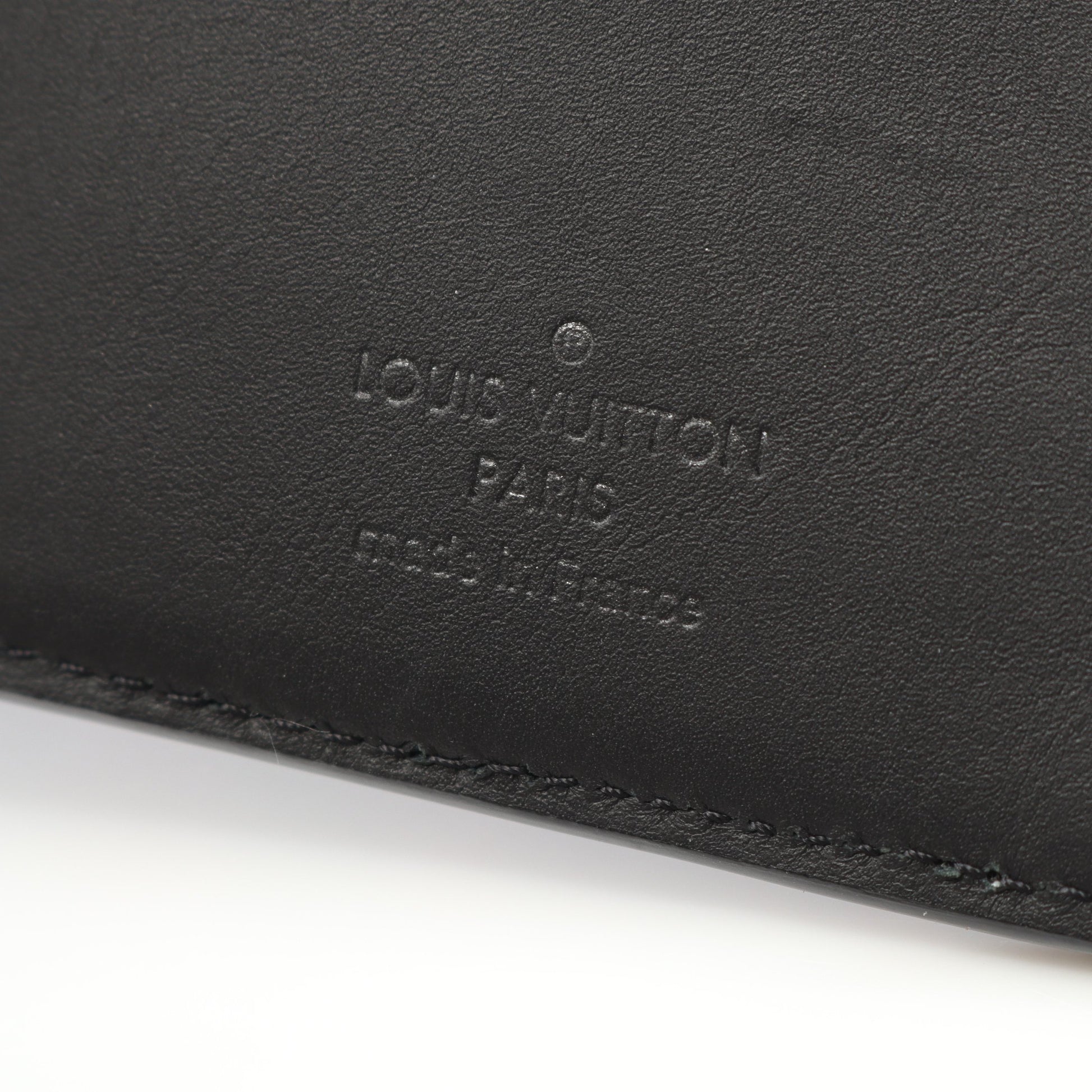 ポルトフォイユブラザ アエログラム 二つ折り長財布 レザー ブラック ルイヴィトン 財布・小物 LOUIS VUITTON