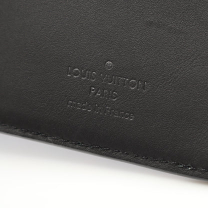 ポルトフォイユブラザ アエログラム 二つ折り長財布 レザー ブラック ルイヴィトン 財布・小物 LOUIS VUITTON