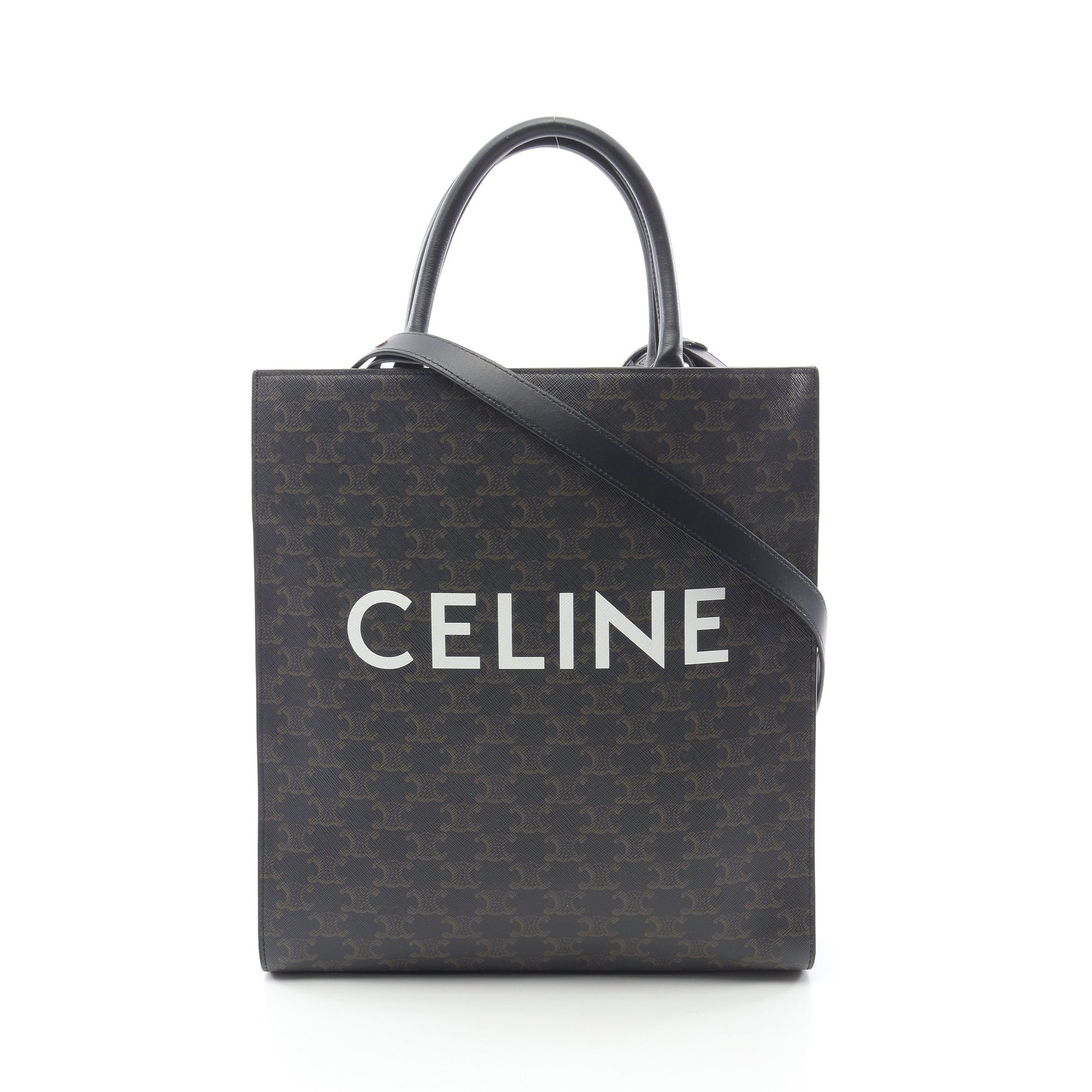 ミディアム バーティカル カバ トリオンフ ハンドバッグ トートバッグ  