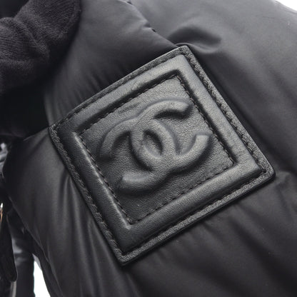 コココクーン バックパック リュックサック ナイロン レザー ブラック シルバー金具 シャネル バッグ CHANEL