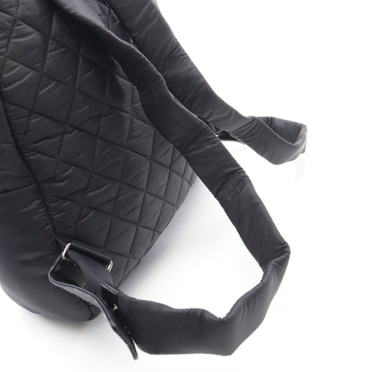 コココクーン バックパック リュックサック ナイロン レザー ブラック シルバー金具 シャネル バッグ CHANEL
