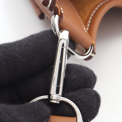 エヴリン 3 トロワ PM ゴールド ショルダーバッグ トリヨンクレマンス ライトブラウン シルバー金具 W刻印 エルメス バッグ HERMES