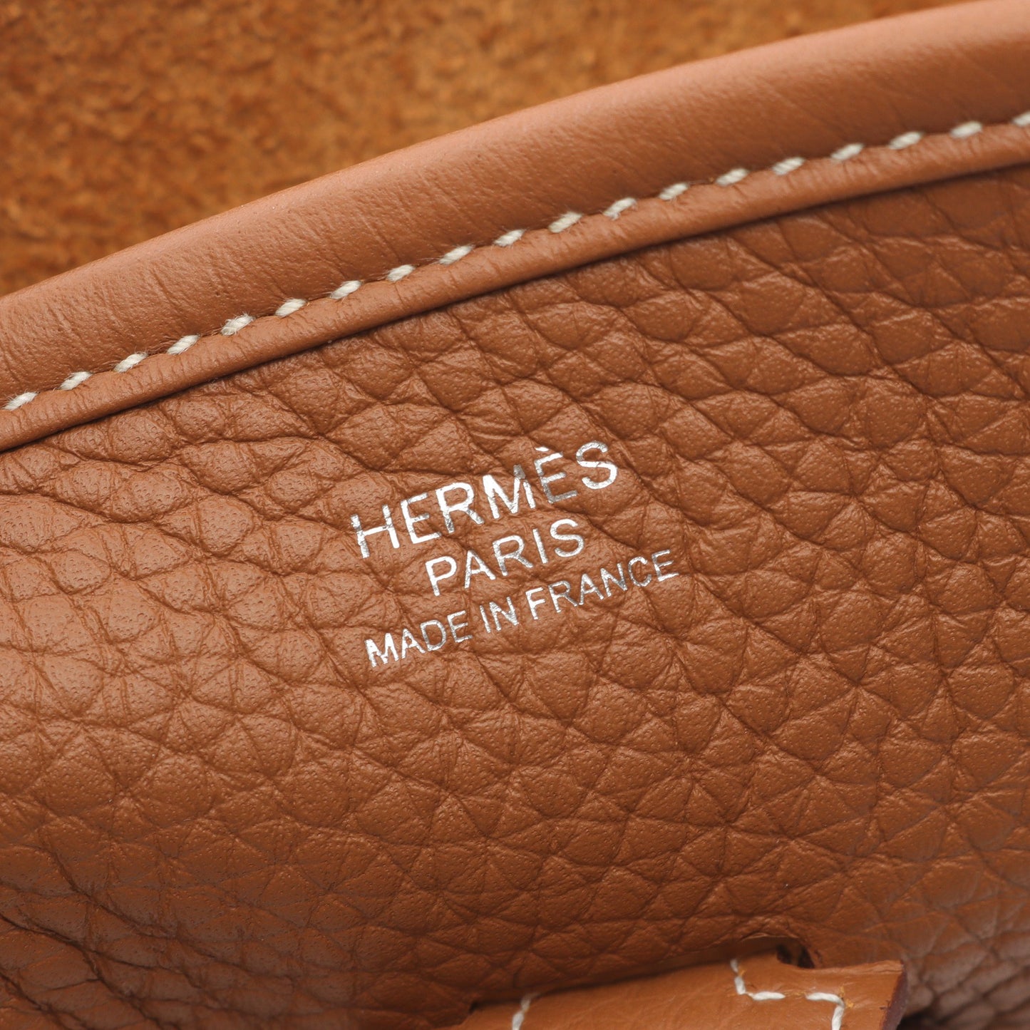 エヴリン 3 トロワ PM ゴールド ショルダーバッグ トリヨンクレマンス ライトブラウン シルバー金具 W刻印 エルメス バッグ HERMES