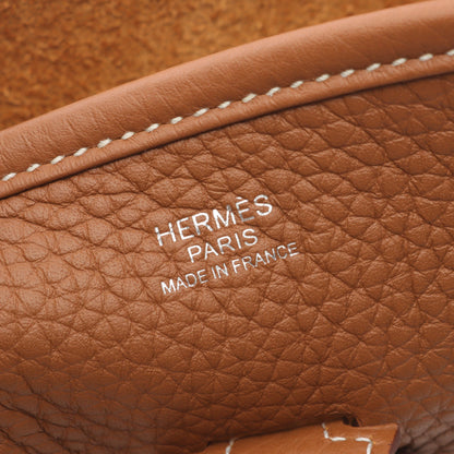 エヴリン 3 トロワ PM ゴールド ショルダーバッグ トリヨンクレマンス ライトブラウン シルバー金具 W刻印 エルメス バッグ HERMES