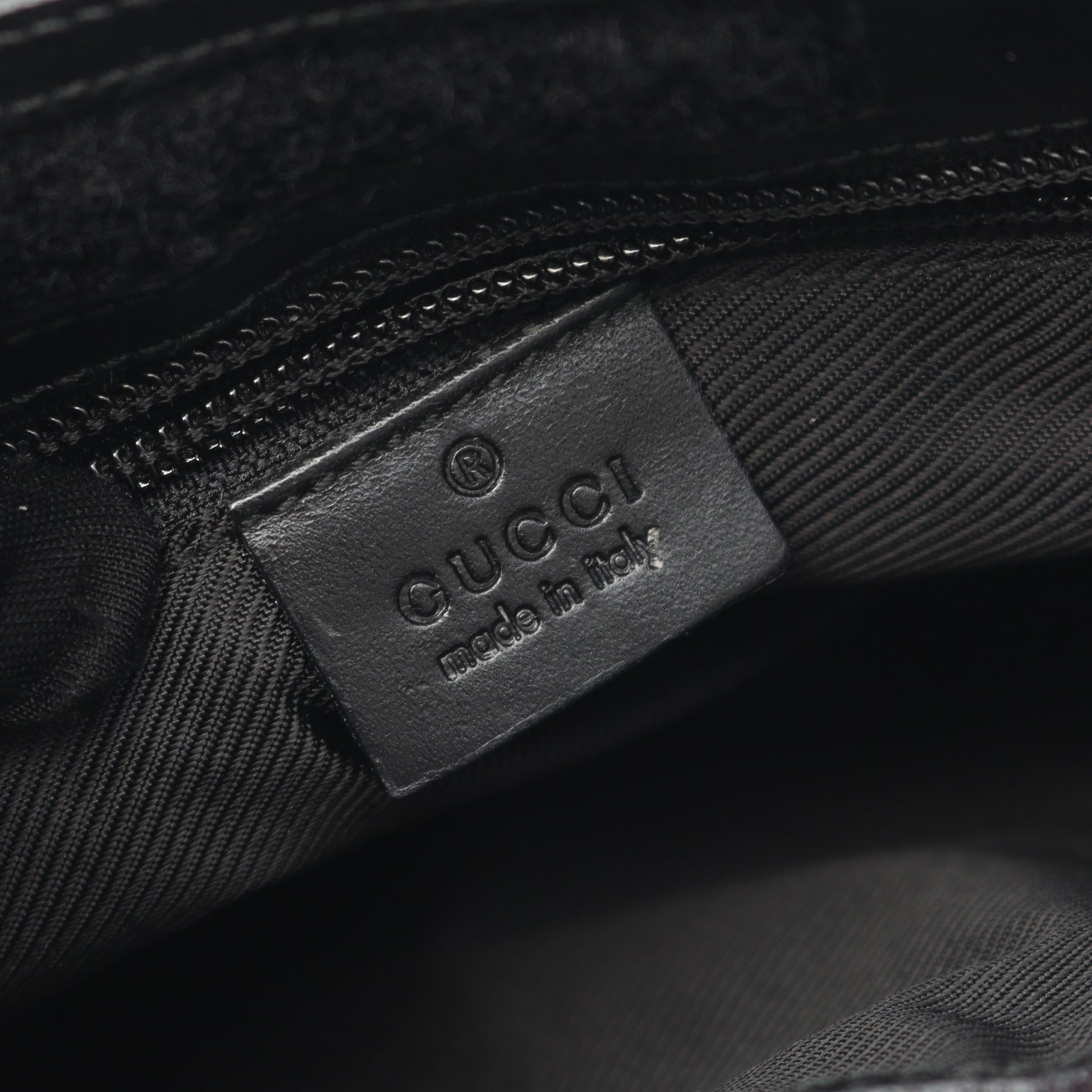 ショルダーバッグ キャンバス レザー ブラック グッチ バッグ GUCCI