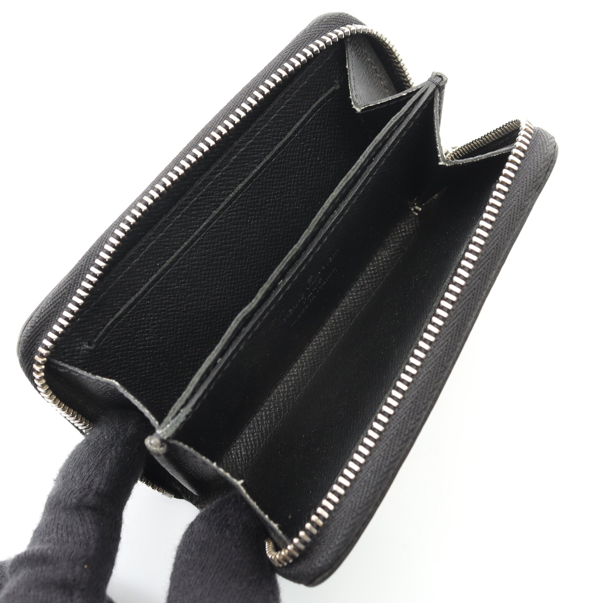 ジッピーコインパース タイガ アルドワーズ コインケース レザー ブラック ルイヴィトン 財布・小物 LOUIS VUITTON