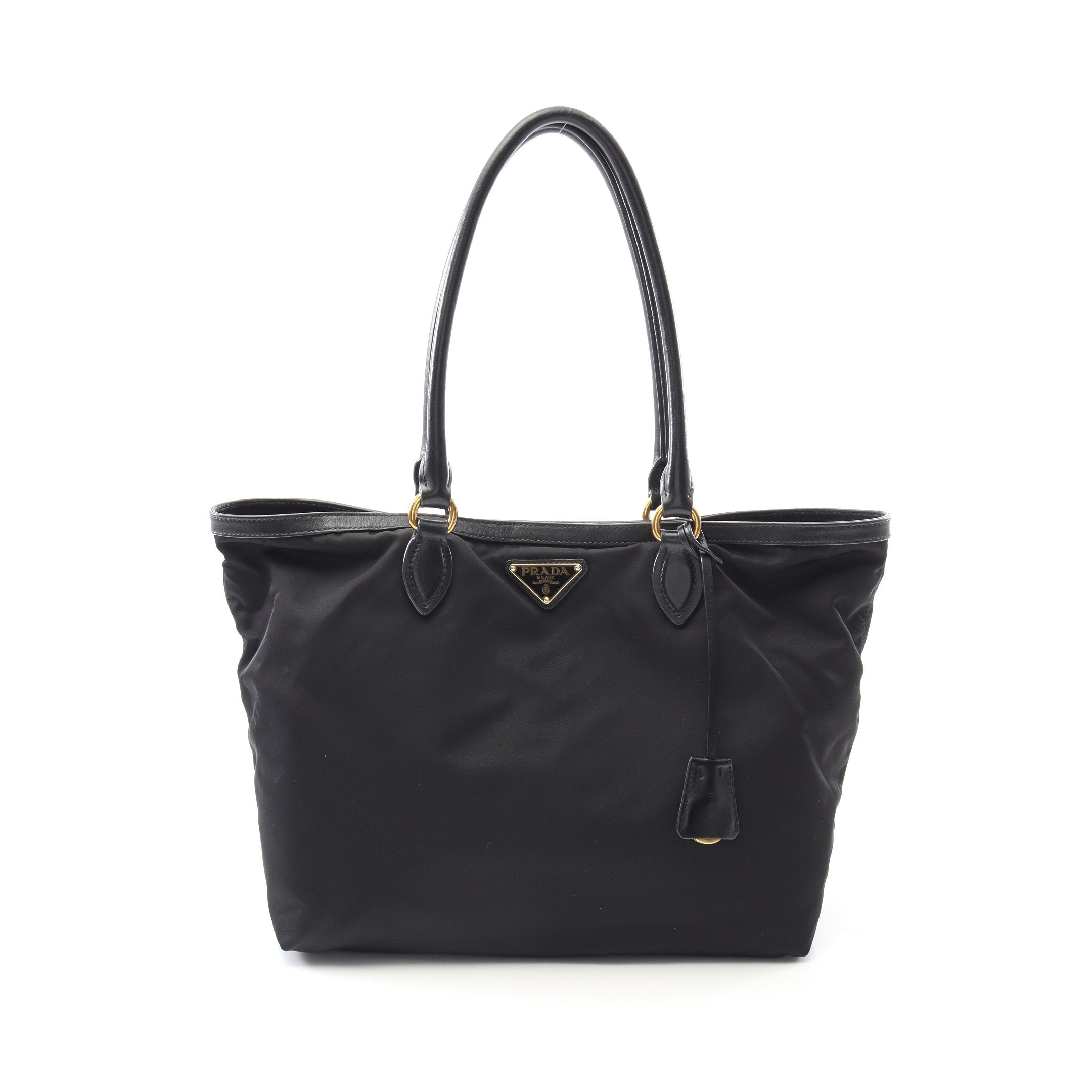 ショルダーバッグ トートバッグ ナイロン レザー ブラック プラダ – RECLO