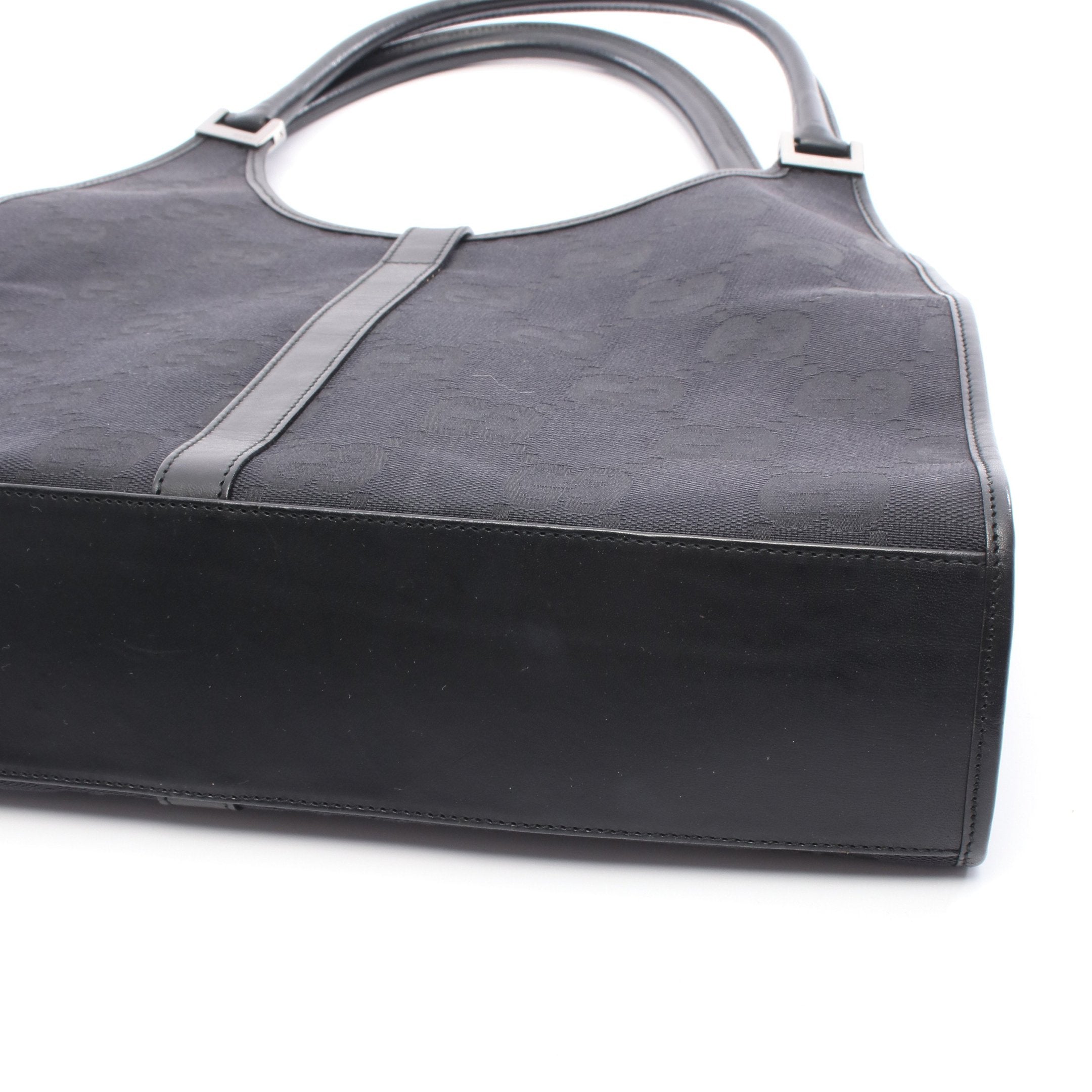 【美品】GUCCI ボディバッグ GG キャンバス レザー ジャッキー ブラック GUCCI グッチ ジャッキー ショルダーバッグ GGキャンバス