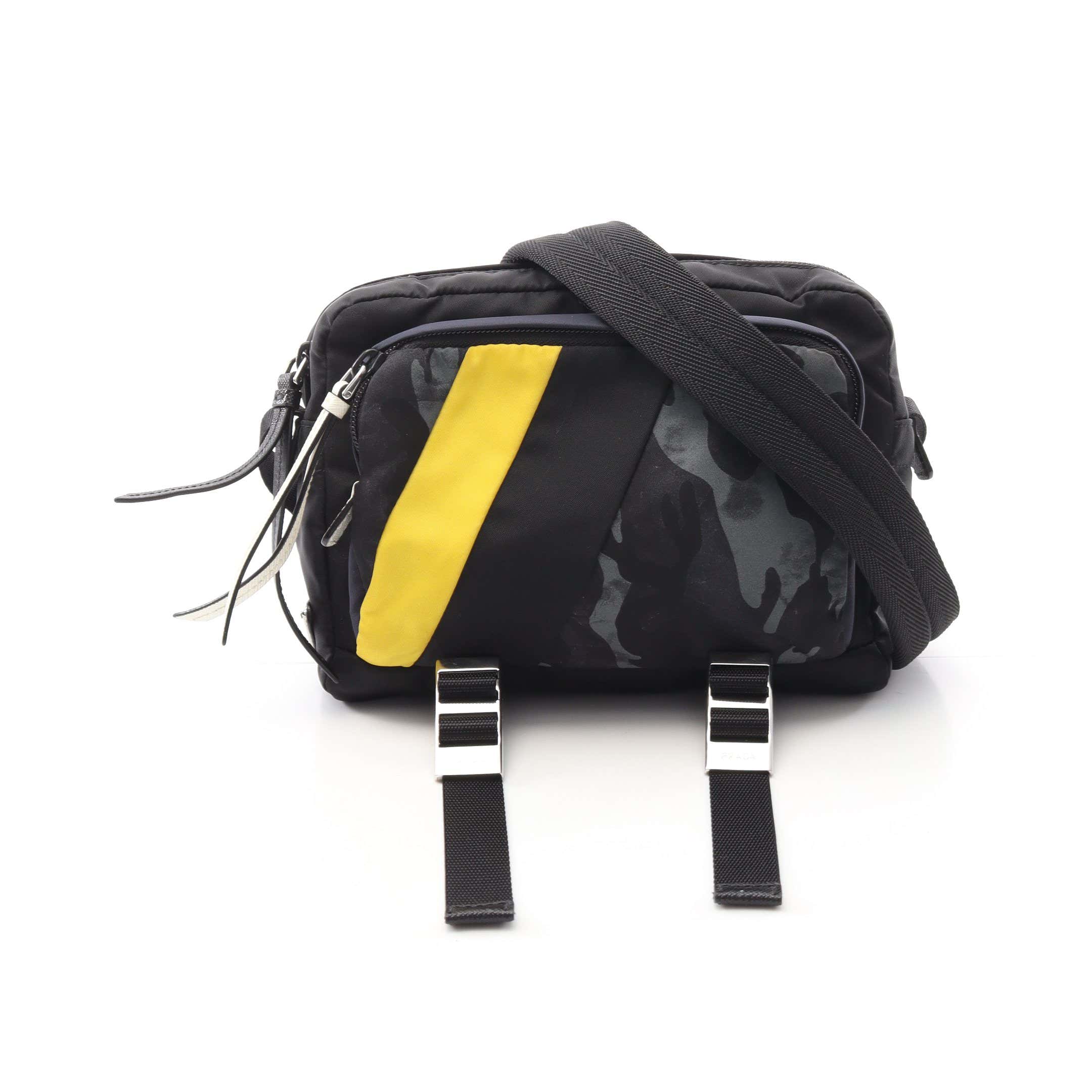TESSUTO PATCH ショルダーバッグ カモフラージュ ナイロン