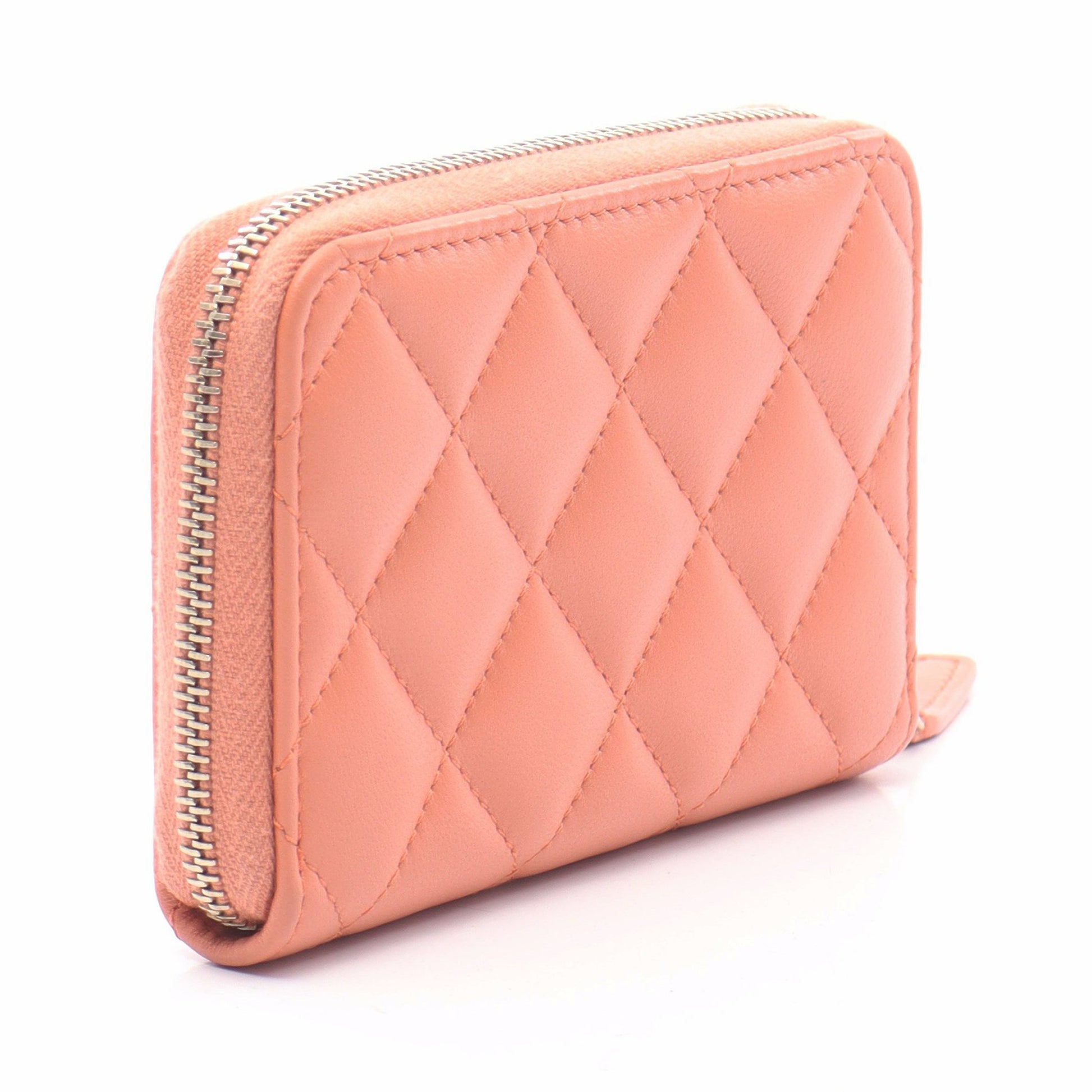 マトラッセ コインケース ラムスキン ピンクベージュ ゴールド金具 シャネル 財布・小物 CHANEL
