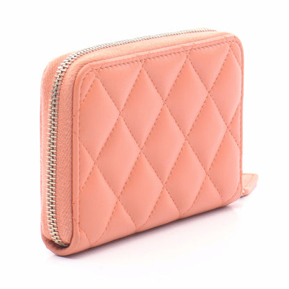 マトラッセ コインケース ラムスキン ピンクベージュ ゴールド金具 シャネル 財布・小物 CHANEL