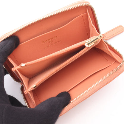 マトラッセ コインケース ラムスキン ピンクベージュ ゴールド金具 シャネル 財布・小物 CHANEL