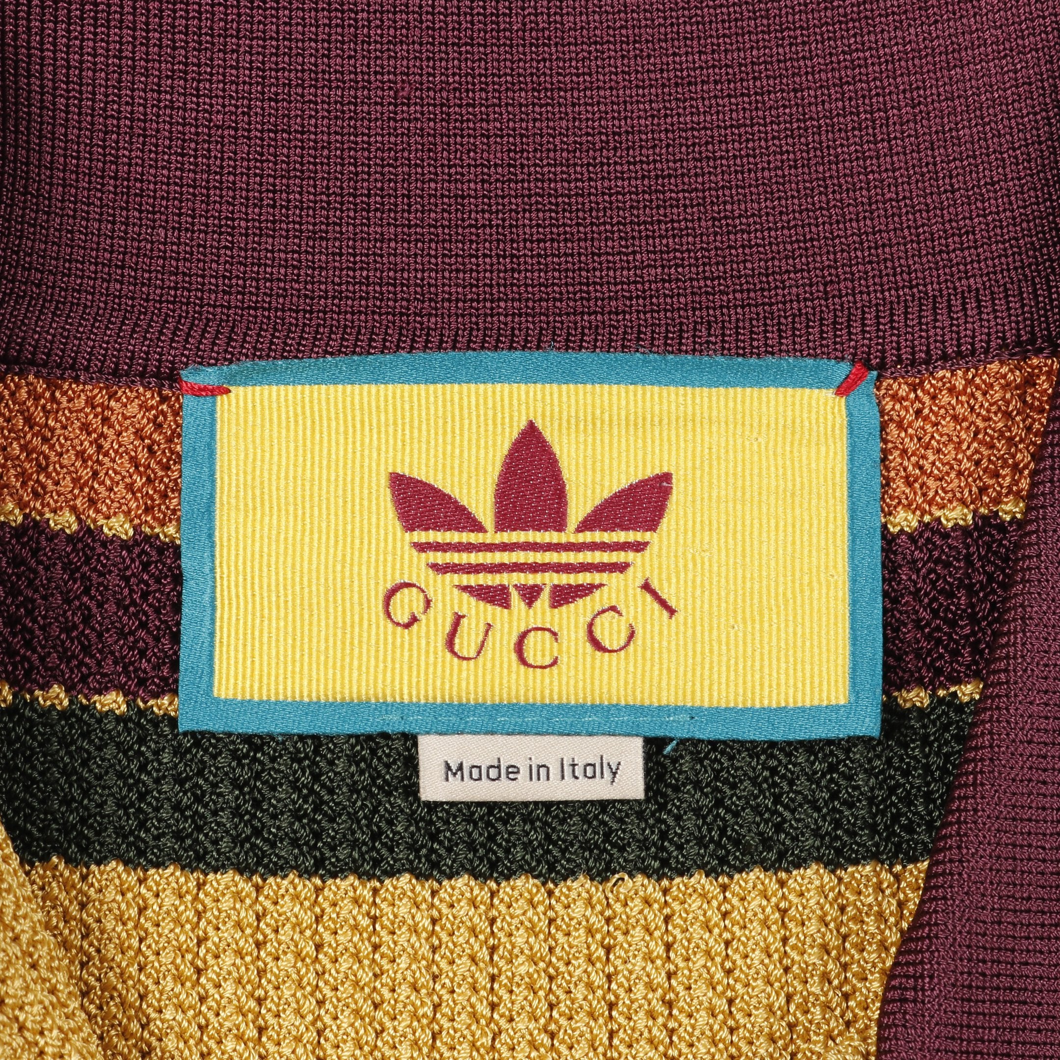 【希少L】グッチ×アディダス　GG柄　ポロシャツ　ブラウン　定番 GUCCI Adidas グッチ アディダス GG トレフォイル ポロシャツ (GUCCI