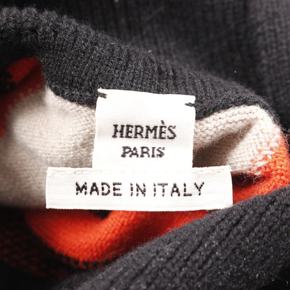 BRIDES de GALA ニットワンピース カシミヤ ブラック ベージュ オレンジ エルメス ワンピース HERMES
