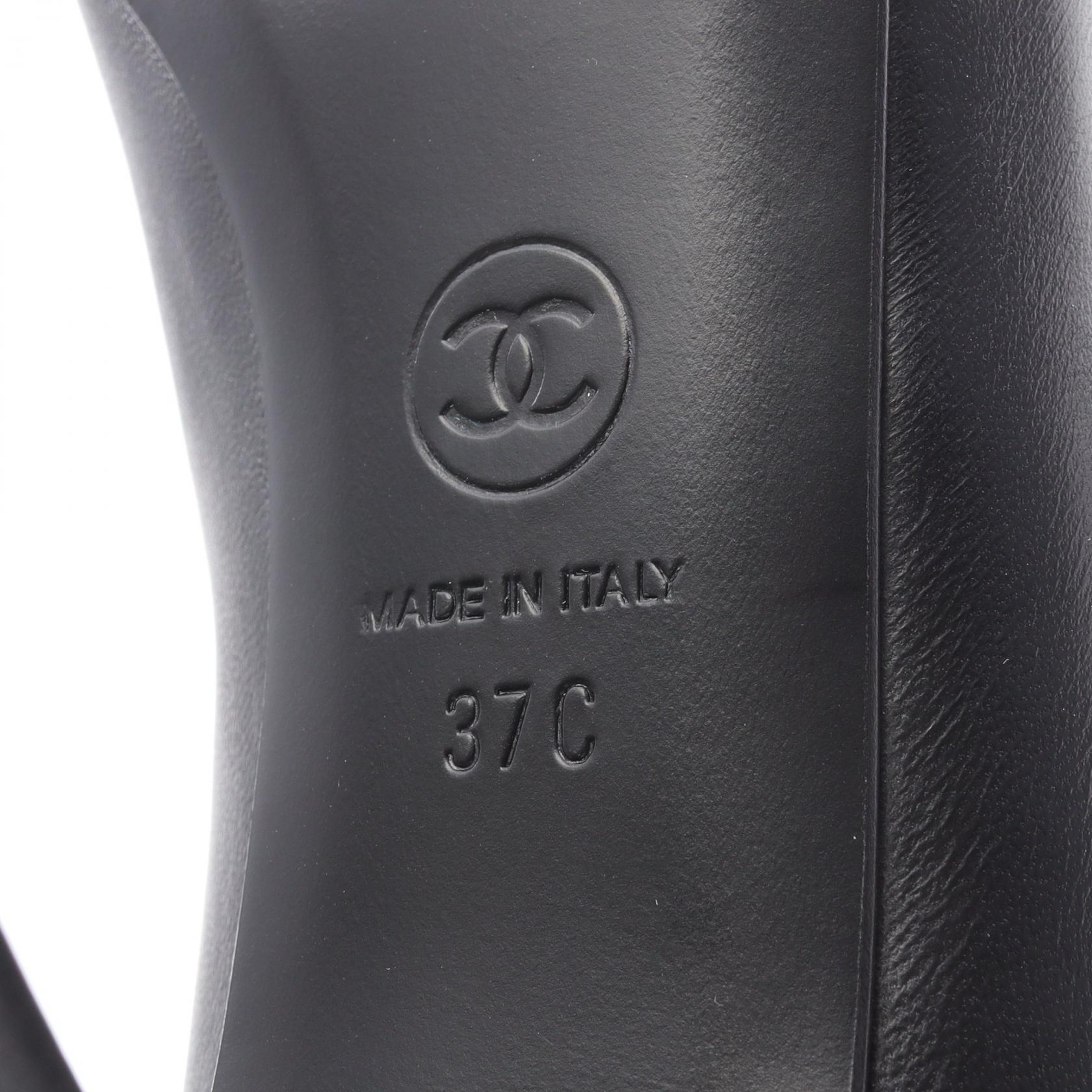 ココマーク カメリア パンプス レザー エナメルレザー ブラック