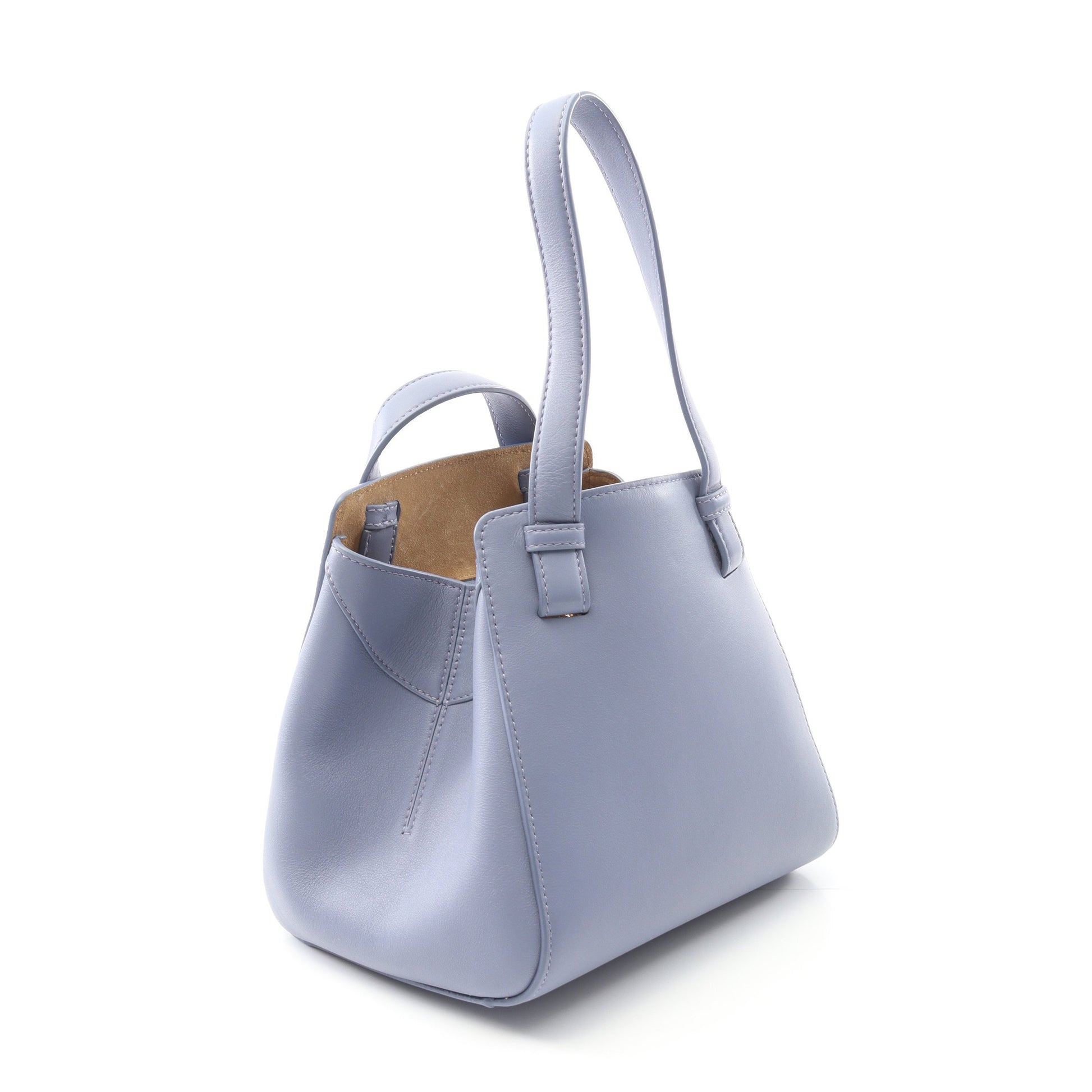 LOEWE × ハウルの動く城 ハンモックナゲット ハンドバッグ レザー ブルーグレー 2WAY ロエベ バッグ LOEWE