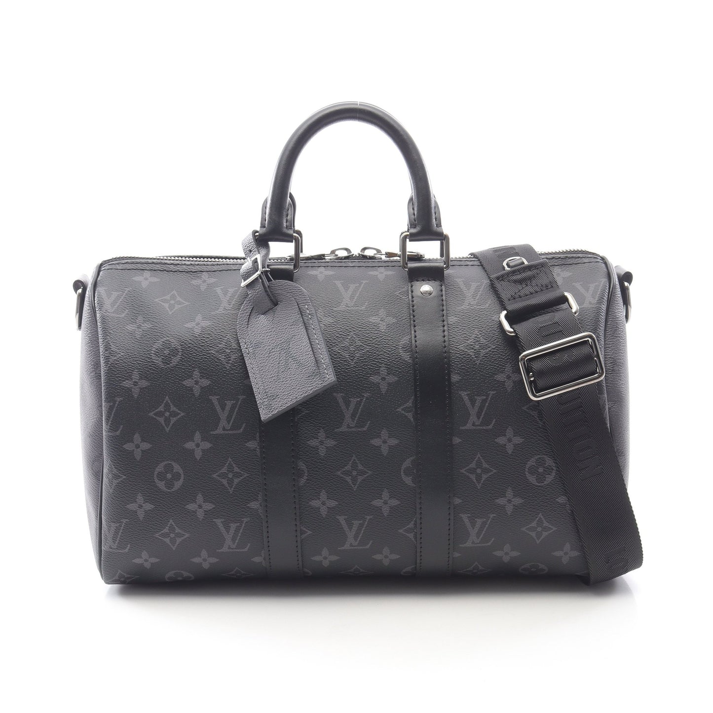 キーポル バンドリエール35 モノグラムエクリプス ハンドバッグ PVC レザー ブラック 2WAY ルイヴィトン バッグ LOUIS VUITTON