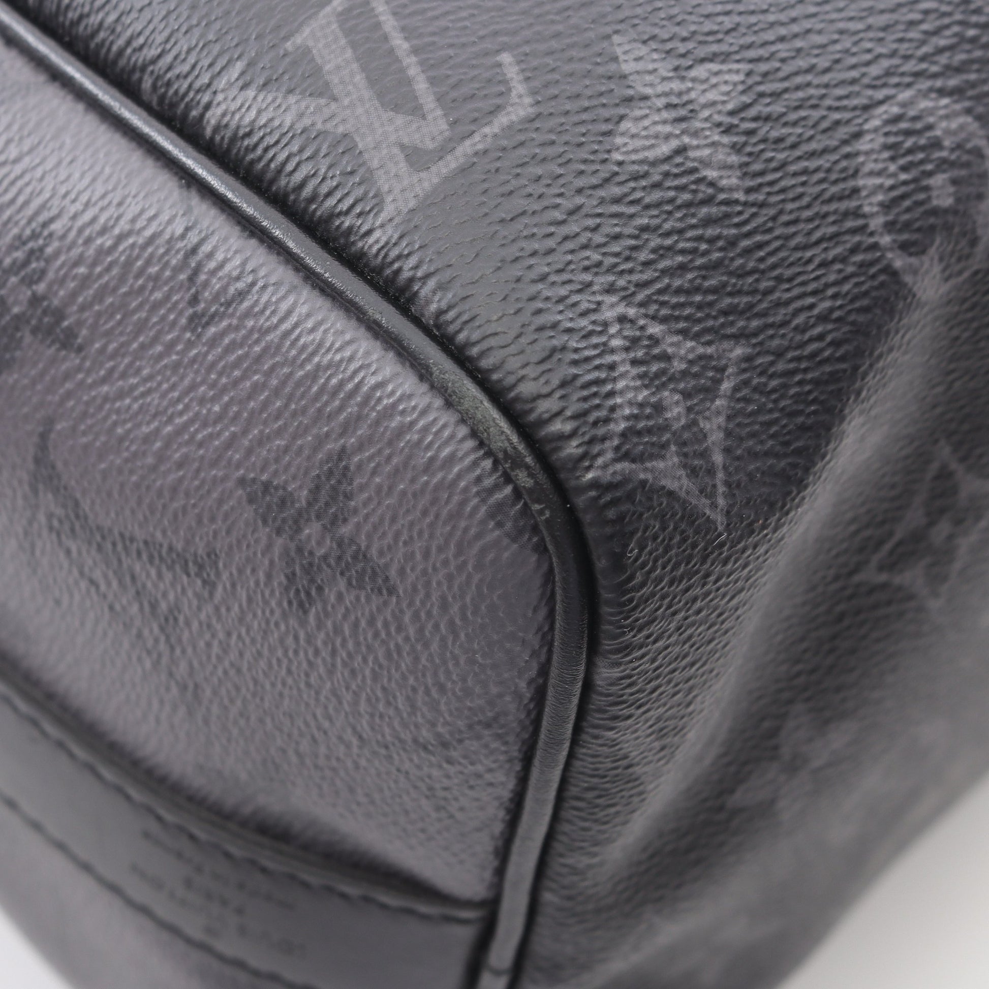 キーポル バンドリエール35 モノグラムエクリプス ハンドバッグ PVC レザー ブラック 2WAY ルイヴィトン バッグ LOUIS VUITTON