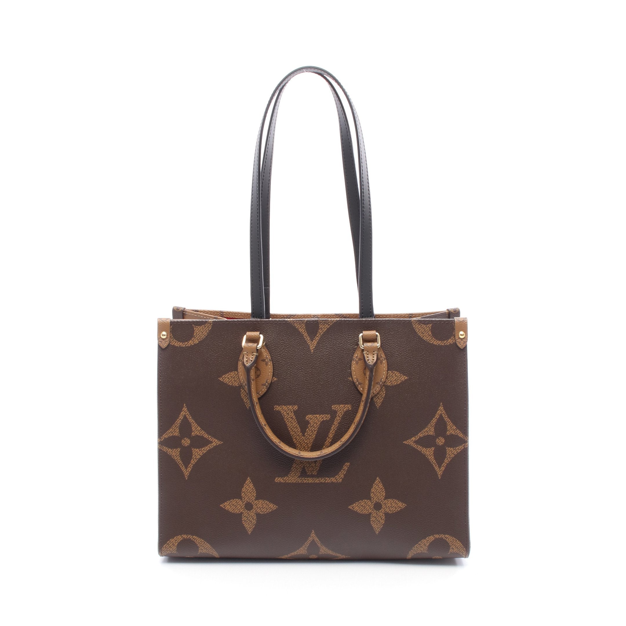 Louis Vuitton ブラウン ベージュ トートバッグ