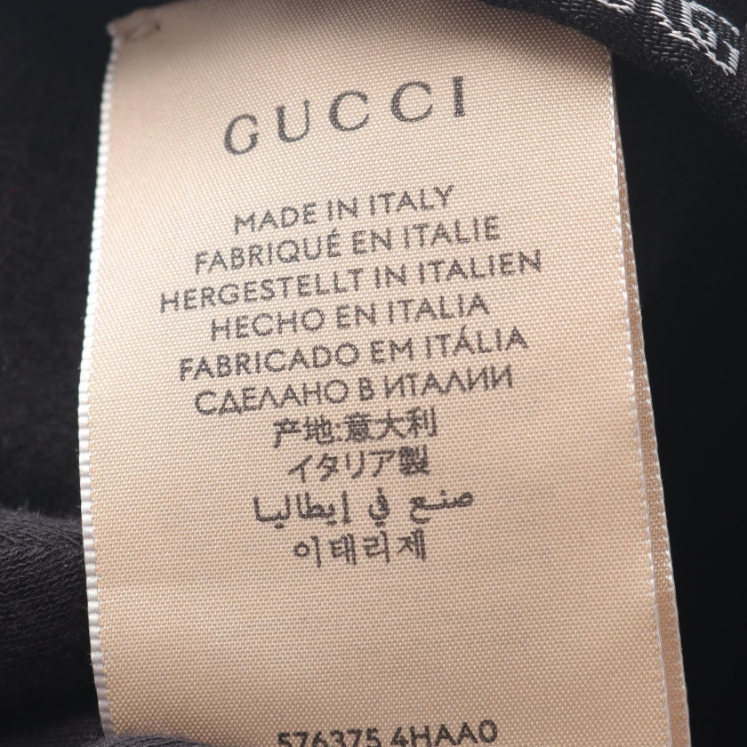ダブルG ベレー帽 帽子 ウール ブラック リボン グッチ 財布・小物 GUCCI