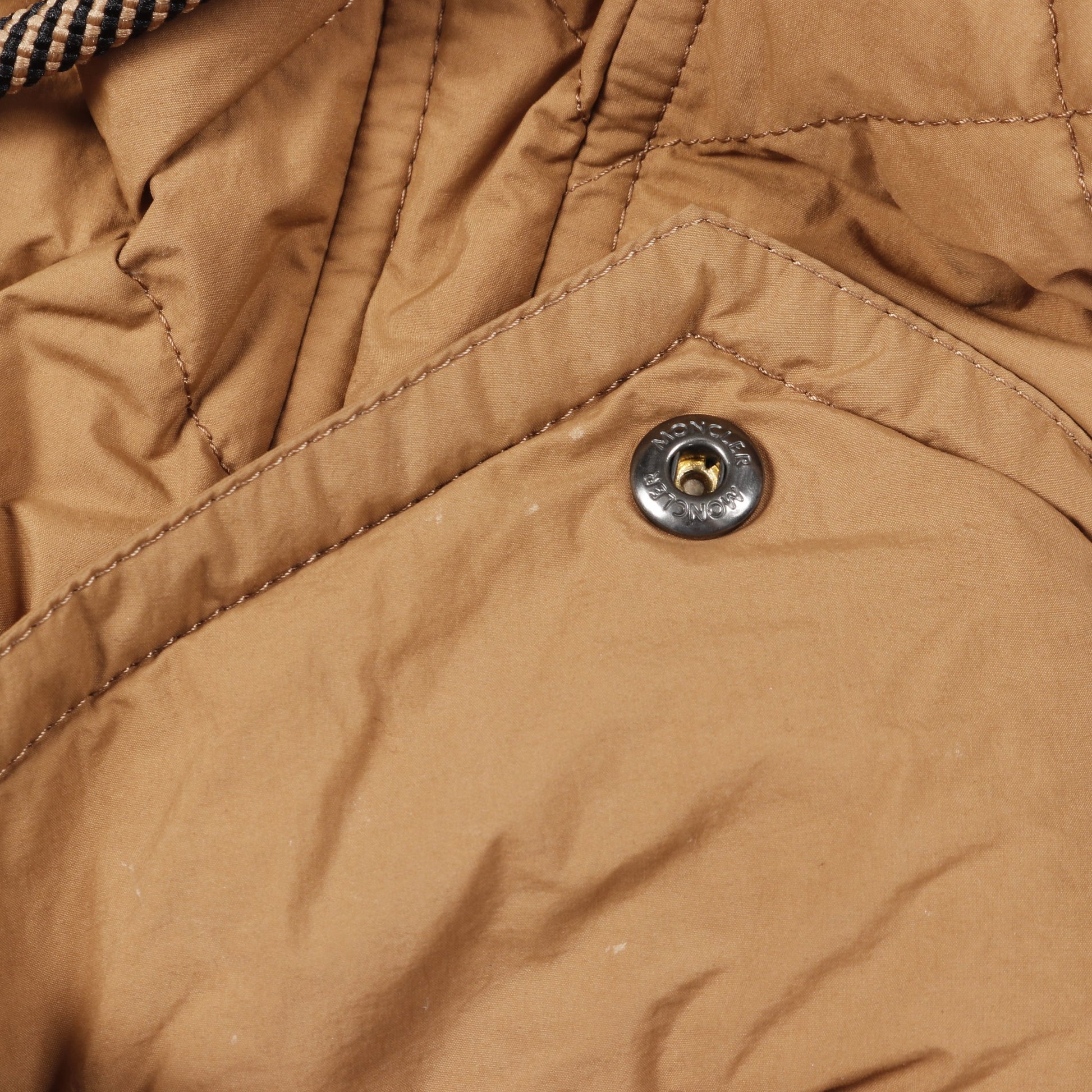 FICODIE ダウンジャケット ナイロン グレーベージュ フード付き  