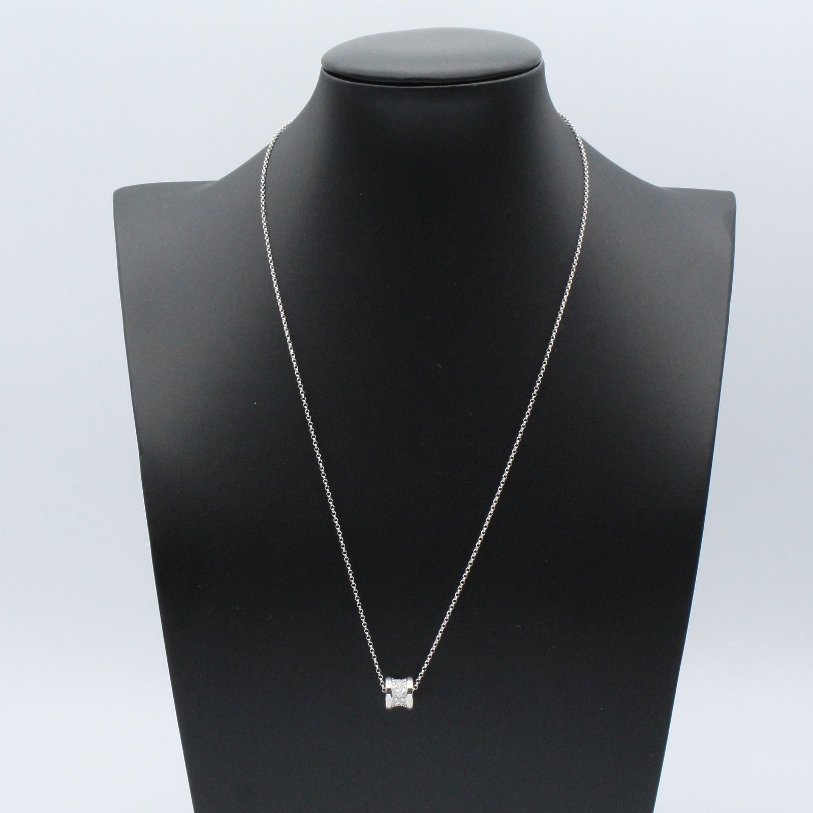 B-zero1 ネックレス ダイヤ ネックレス K18WG（ホワイトゴールド） ダイヤモンド クリア ブルガリ アクセサリー BVLGARI