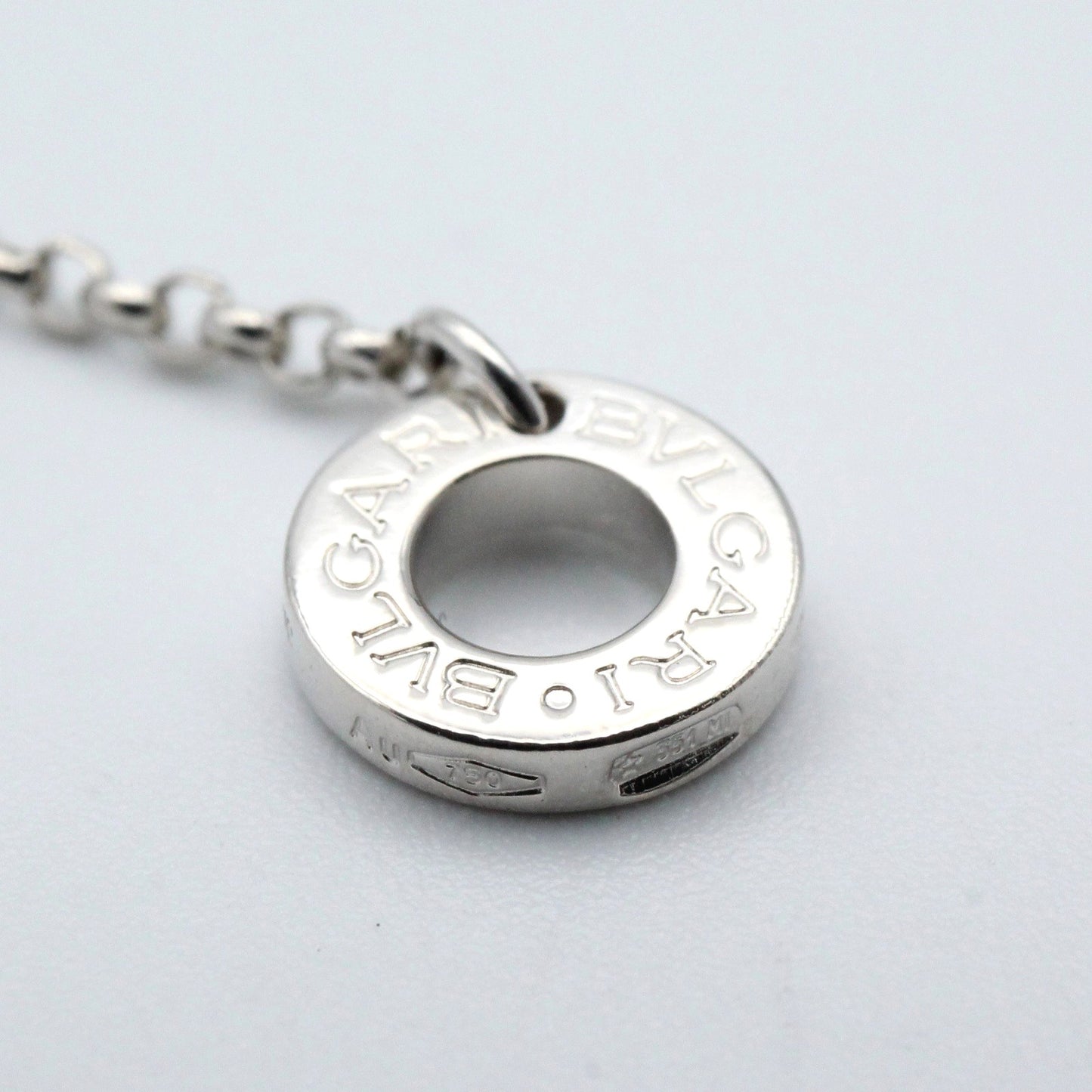 B-zero1 ネックレス ダイヤ ネックレス K18WG（ホワイトゴールド） ダイヤモンド クリア ブルガリ アクセサリー BVLGARI