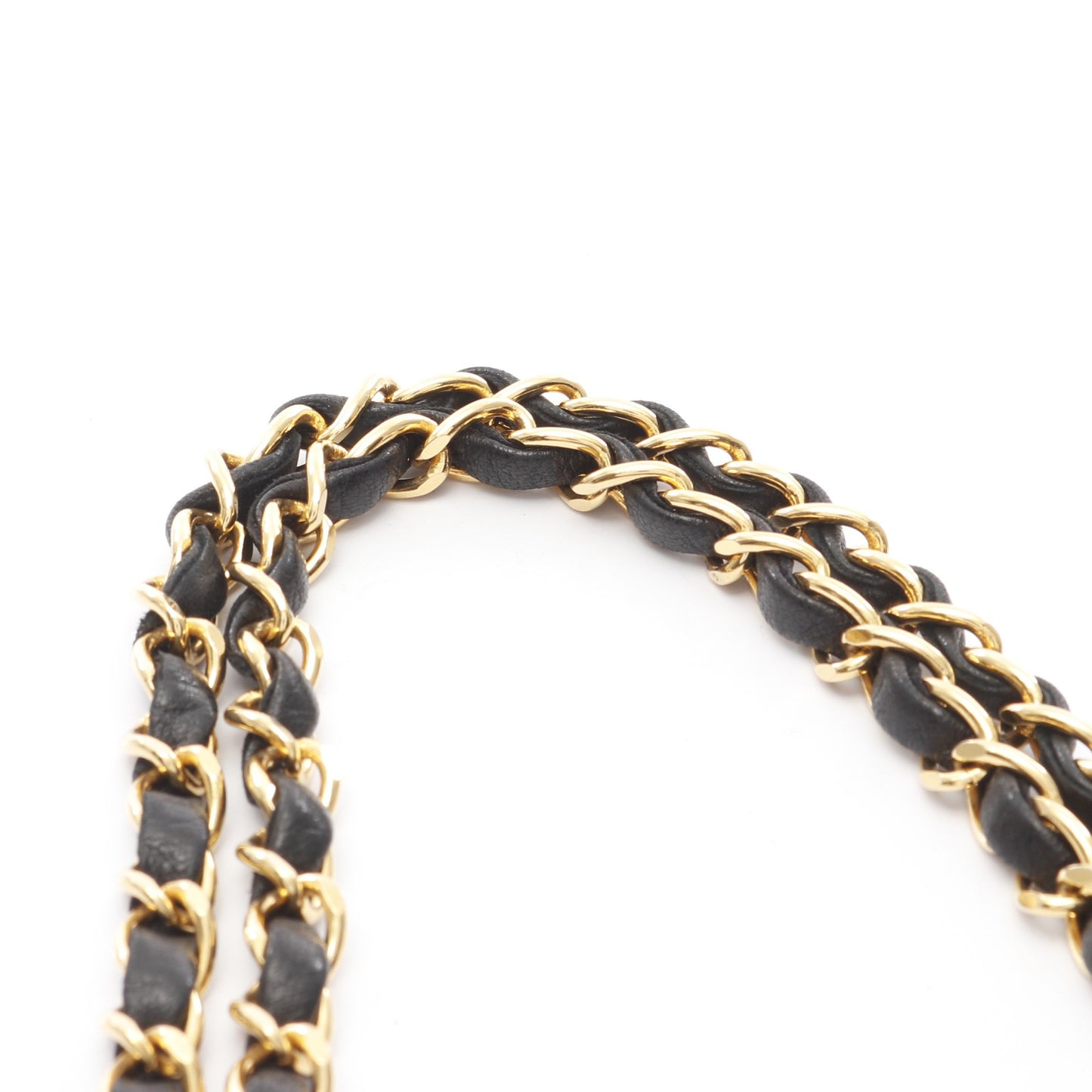 マトラッセ Wフラップ Wチェーンショルダーバッグ ラムスキン ブラック ゴールド金具 シャネル バッグ CHANEL