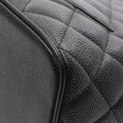 復刻トート ハンドバッグ トートバッグ キャビアスキン ブラック ゴールド金具 シャネル バッグ CHANEL