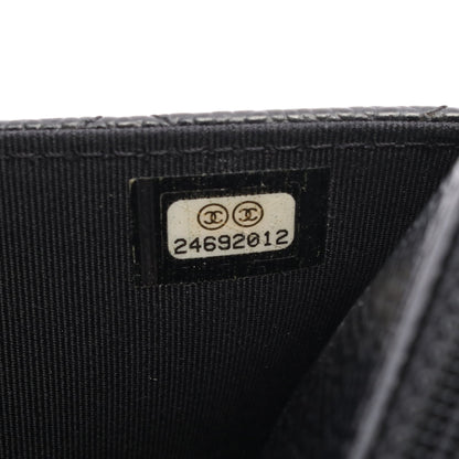 マトラッセ チェーンウォレット キャビアスキン ブラック ゴールド金具 シャネル バッグ CHANEL