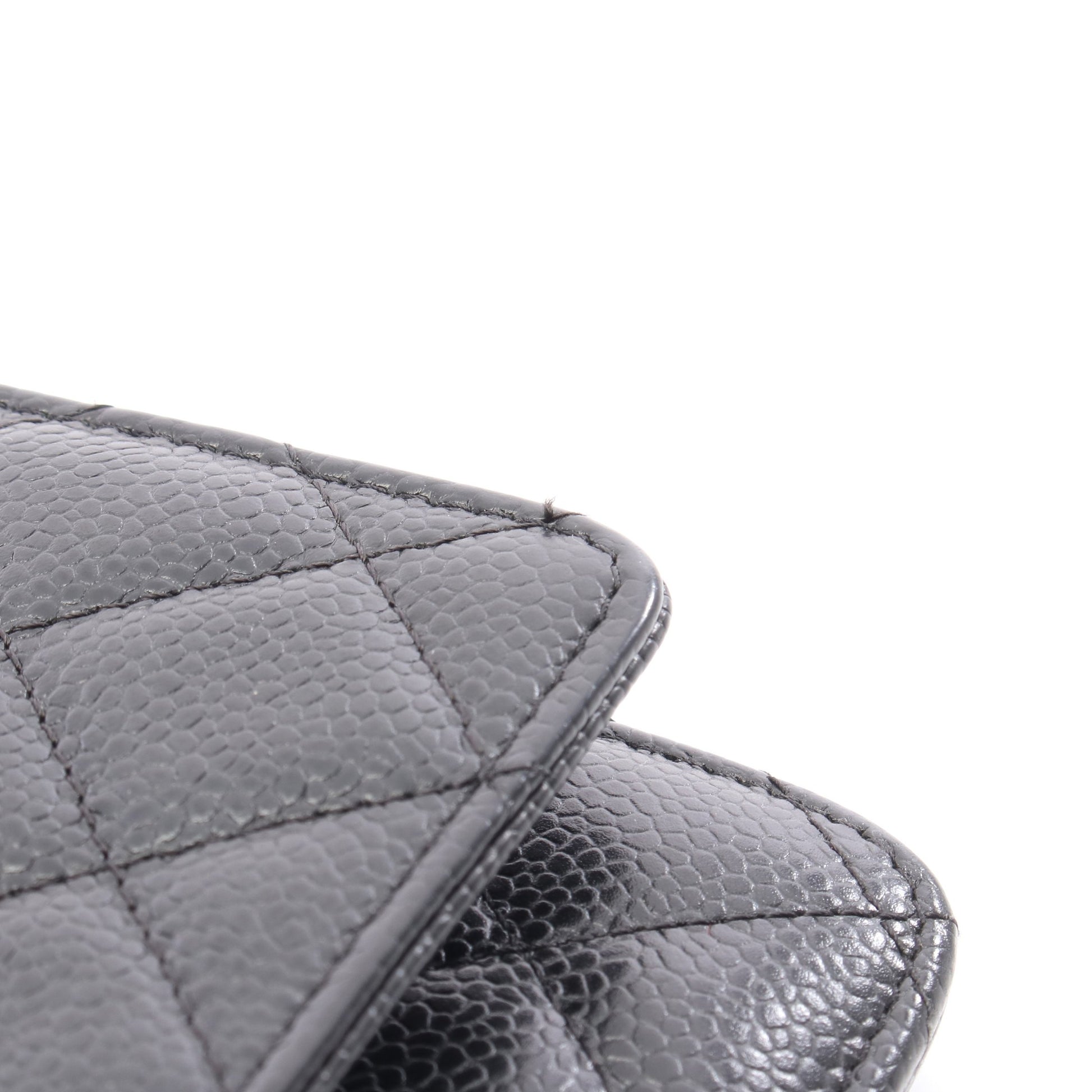 マトラッセ チェーンウォレット キャビアスキン ブラック ゴールド金具 シャネル バッグ CHANEL