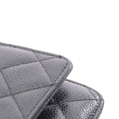 マトラッセ チェーンウォレット キャビアスキン ブラック ゴールド金具 シャネル バッグ CHANEL