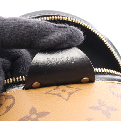 カンヌ モノグラムリバース ハンドバッグ バニティバッグ PVC レザー ブラウン ブラック 2WAY ルイヴィトン バッグ LOUIS VUITTON