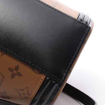 カンヌ モノグラムリバース ハンドバッグ バニティバッグ PVC レザー ブラウン ブラック 2WAY ルイヴィトン バッグ LOUIS VUITTON
