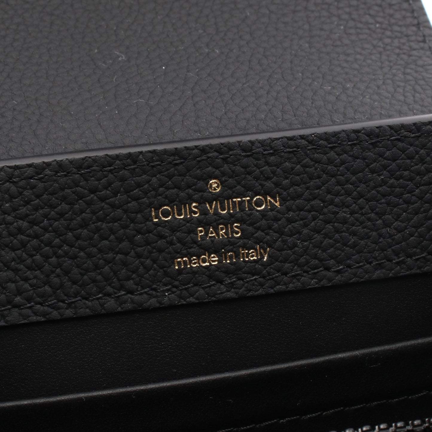 カプシーヌEW MINI ハンドバッグ レザー ブラック 2WAY ルイヴィトン バッグ LOUIS VUITTON
