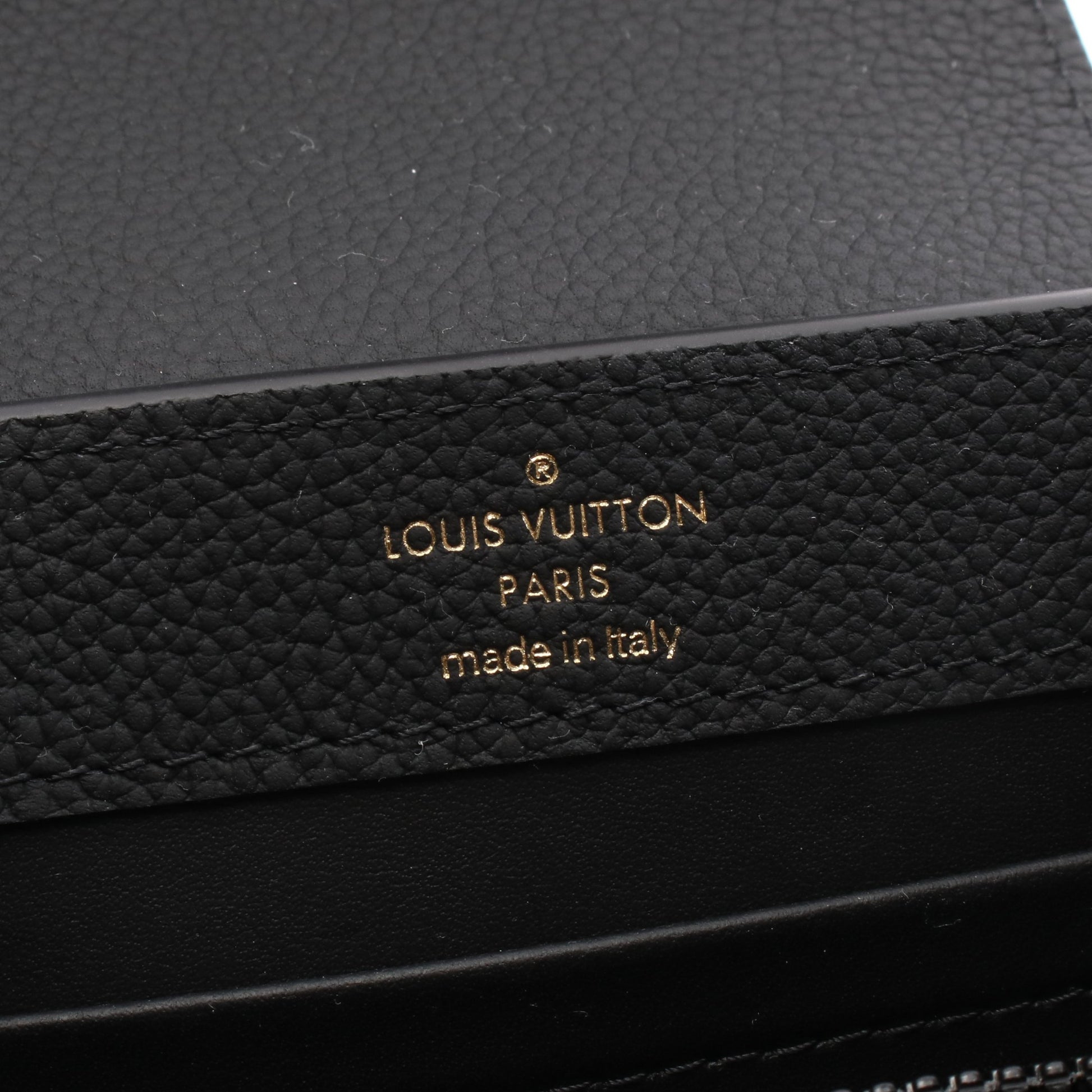 カプシーヌEW MINI ハンドバッグ レザー ブラック 2WAY ルイヴィトン バッグ LOUIS VUITTON
