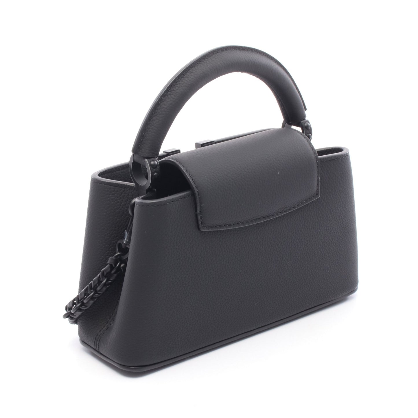 カプシーヌEW MINI ハンドバッグ レザー ブラック 2WAY ルイヴィトン バッグ LOUIS VUITTON