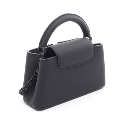 カプシーヌEW MINI ハンドバッグ レザー ブラック 2WAY ルイヴィトン バッグ LOUIS VUITTON