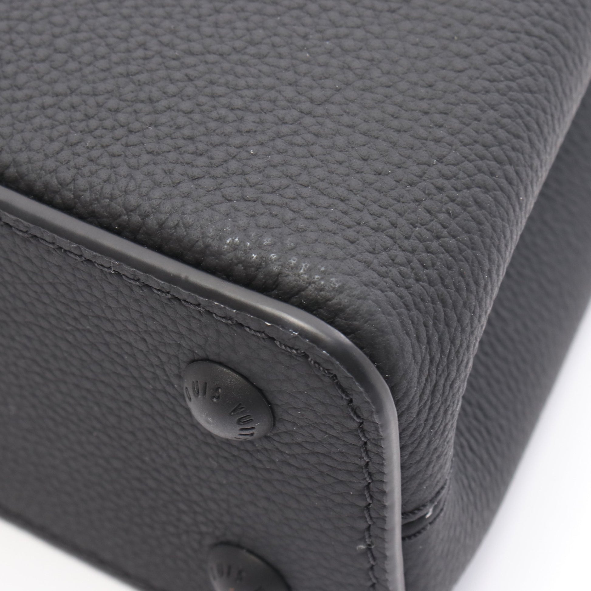 カプシーヌEW MINI ハンドバッグ レザー ブラック 2WAY ルイヴィトン バッグ LOUIS VUITTON