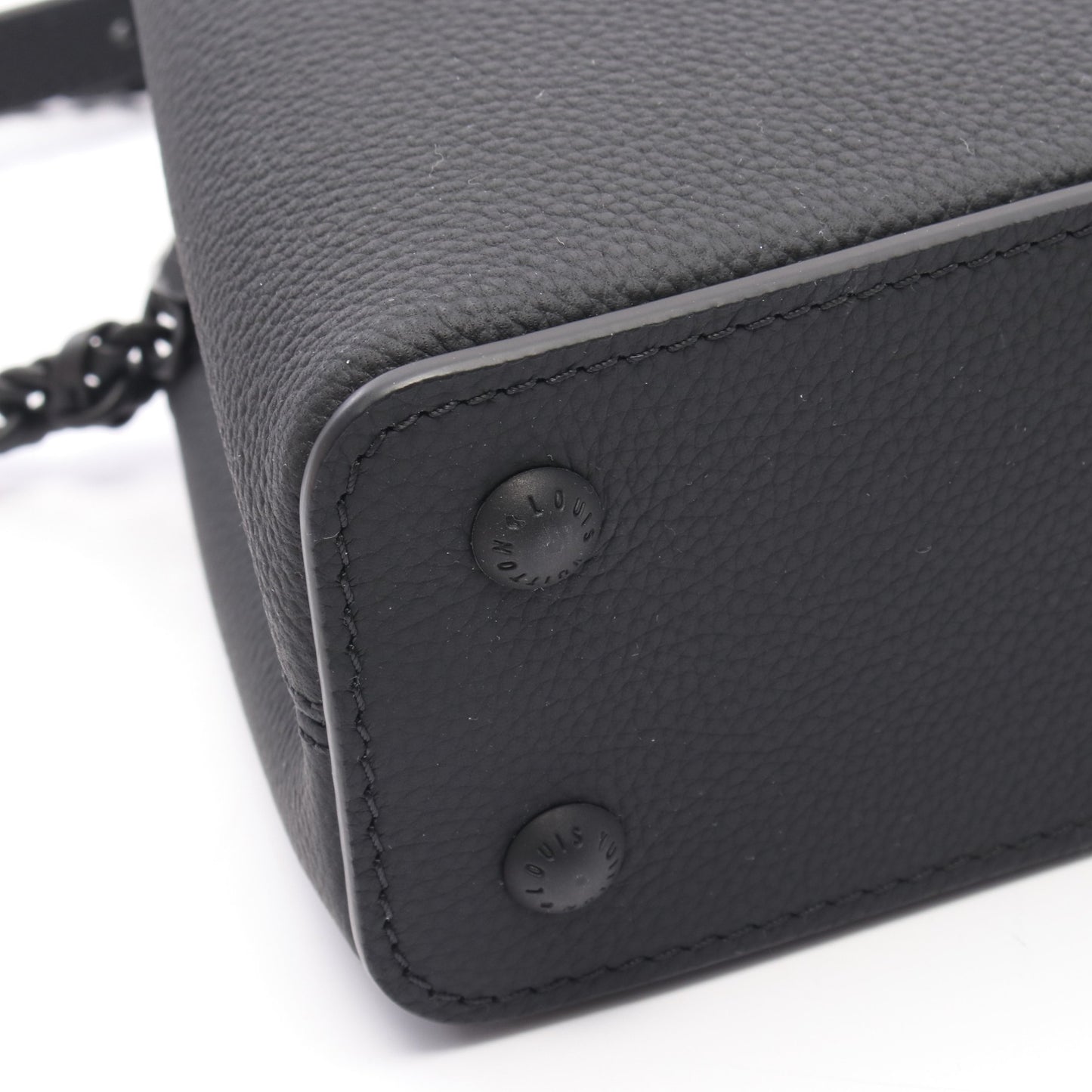 カプシーヌEW MINI ハンドバッグ レザー ブラック 2WAY ルイヴィトン バッグ LOUIS VUITTON