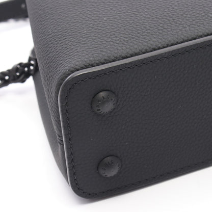 カプシーヌEW MINI ハンドバッグ レザー ブラック 2WAY ルイヴィトン バッグ LOUIS VUITTON