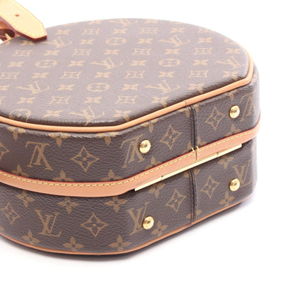 プティット ボワット シャポー モノグラム ハンドバッグ PVC レザー ブラウン 2WAY ルイヴィトン バッグ LOUIS VUITTON